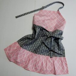 pink kid apron