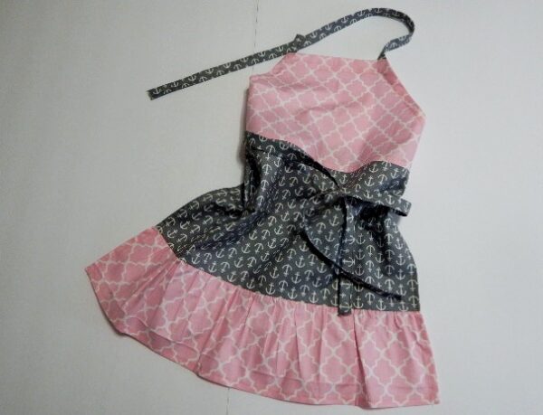 pink kid apron