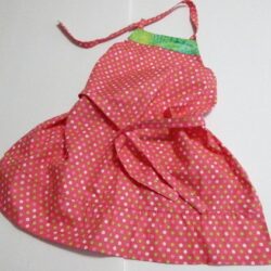 Pink Green Kids Apron