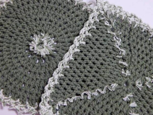 Sage Cream Pot Holders, set of 2 - Image 3
