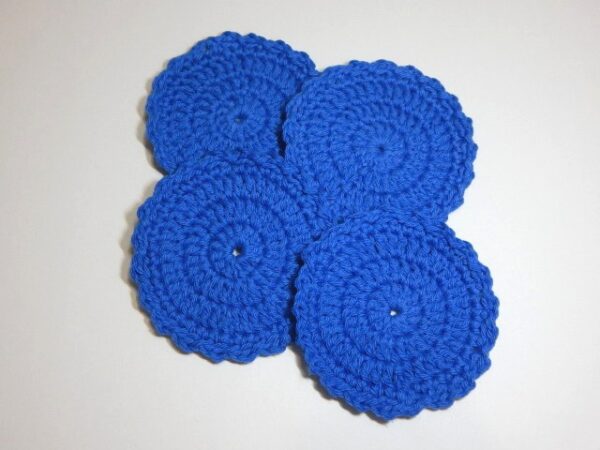 Soft Blue coasters, set of 4 - Image 2