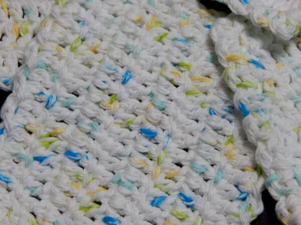 Multi-colored coasters, set of 4 - Image 3