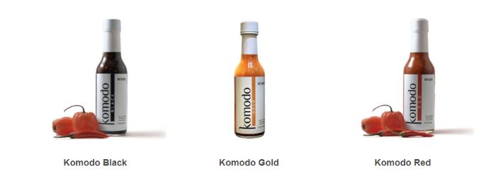 Komodo Sauce Trio